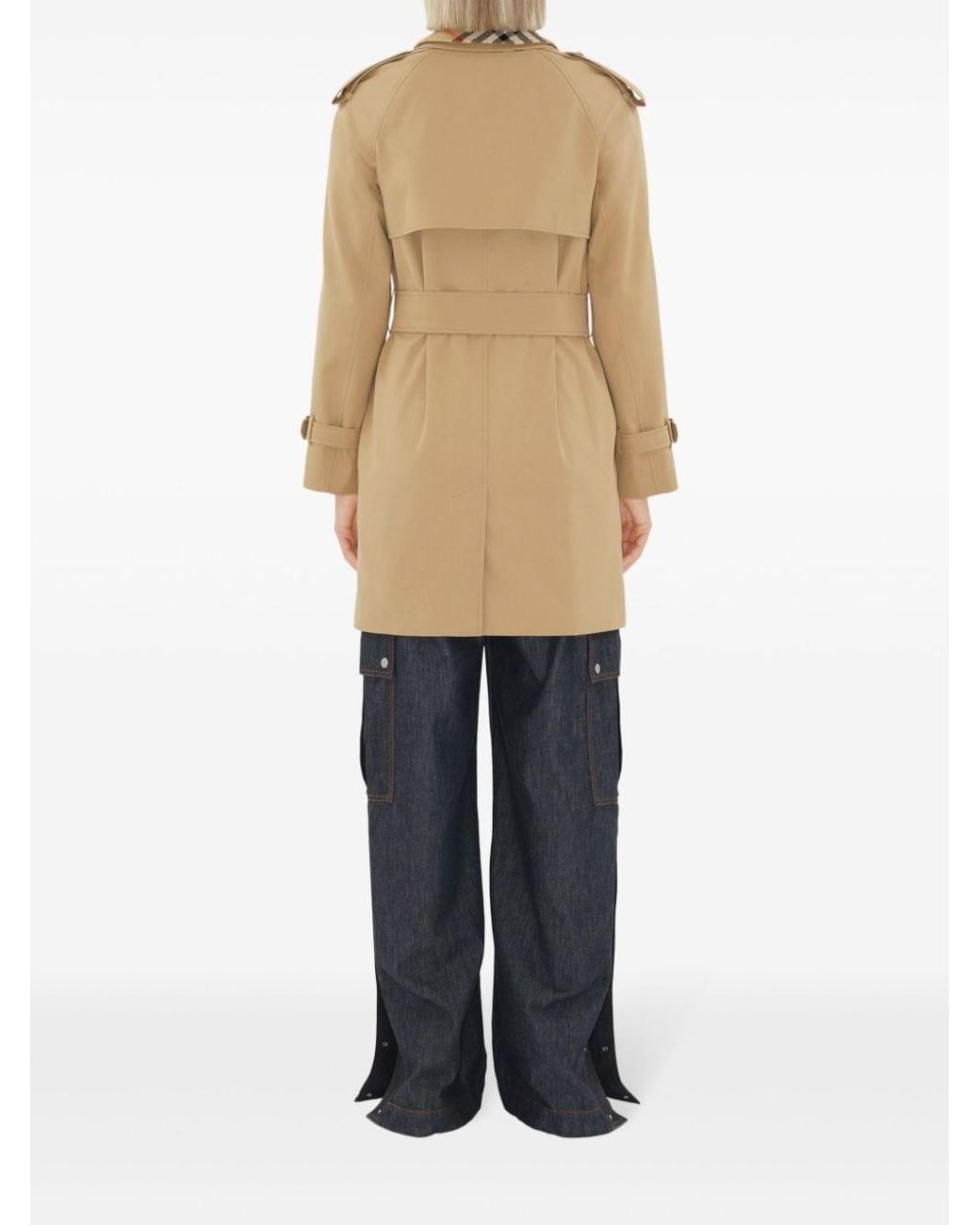 Burberry Natural Cotton Trench Coat