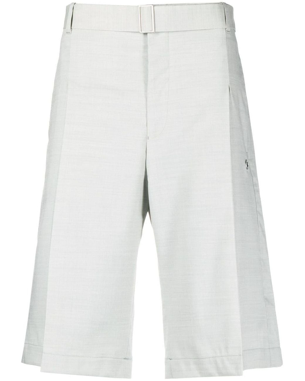 Etudes Studio Geplooide Shorts in het White voor heren