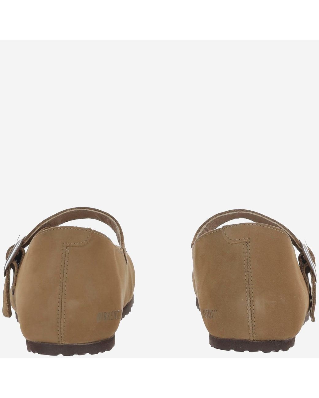 Birkenstock Brown Santa Clarita Leather Flats