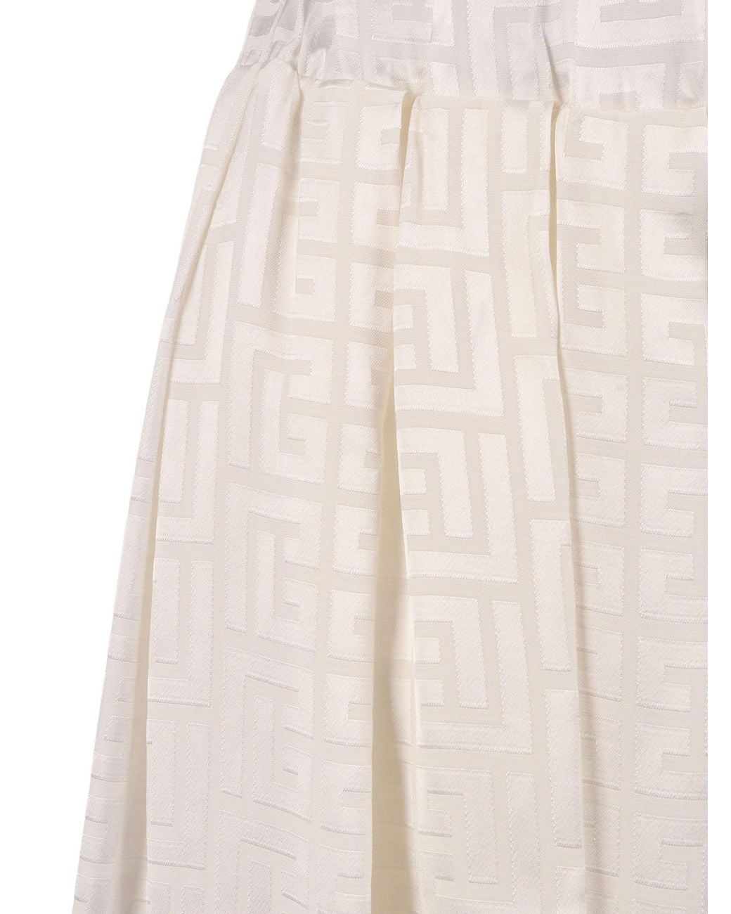 Balmain White Skirt (Spanish)