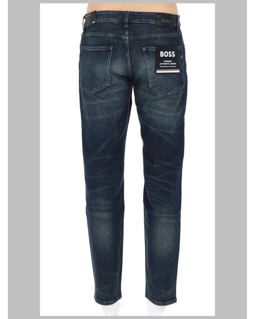 Boss Blue Slim-Fit Jeans for men
