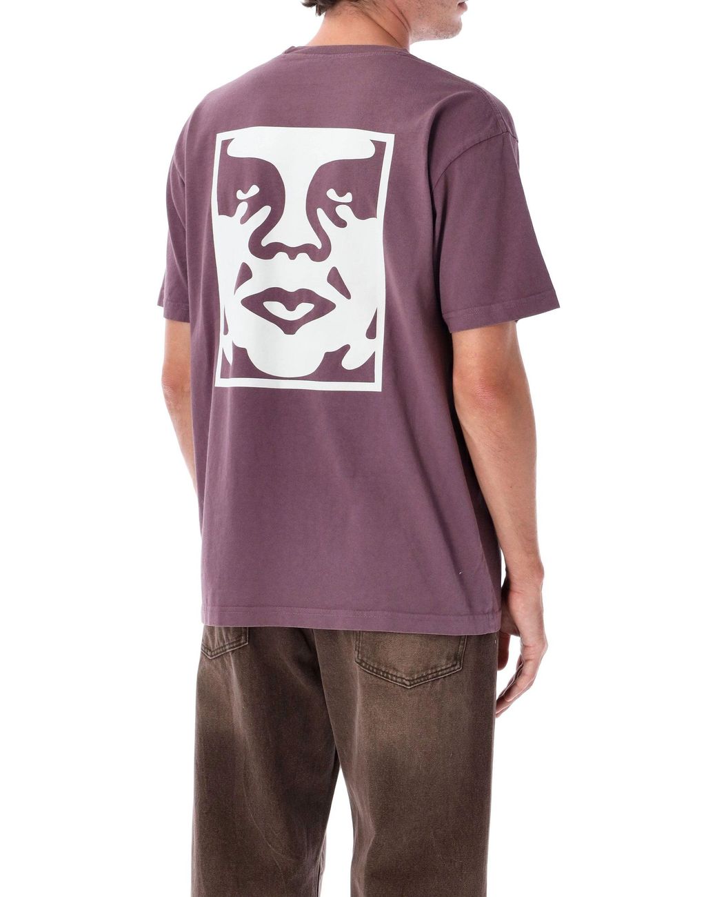 Obey Purple T Shirts And Polos