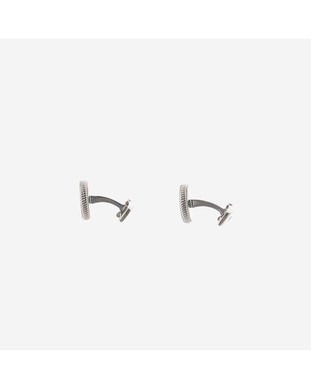Boss Black Brass Cufflinks With Logo