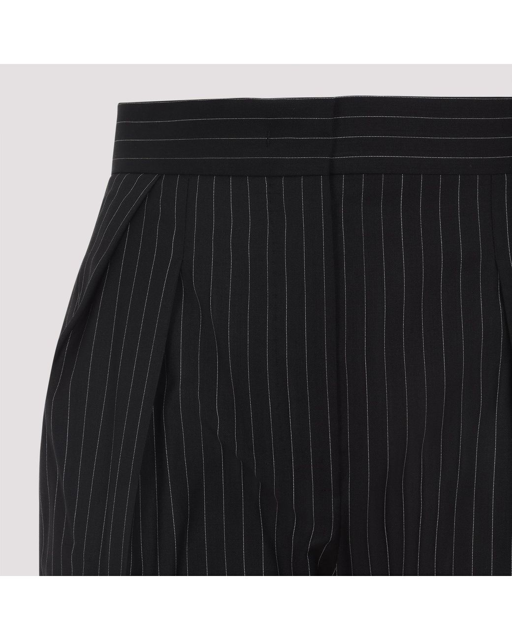 Max Mara Broeken ,Zwart ,Gestreepte Sesamo Broek in het Black