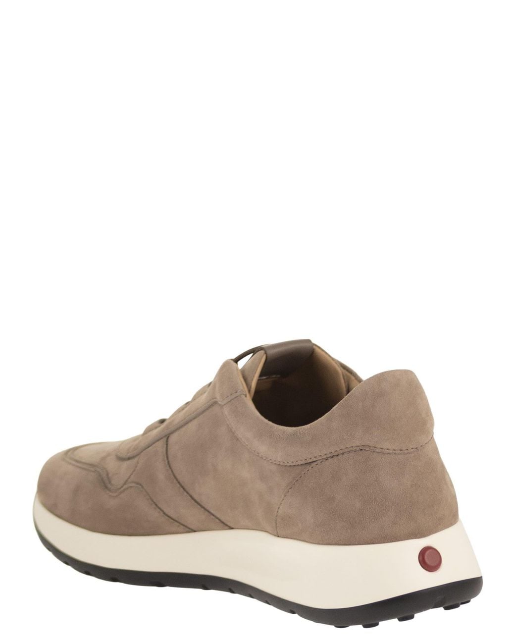 Tod's Brown Goatskin Suede Sneakers for men