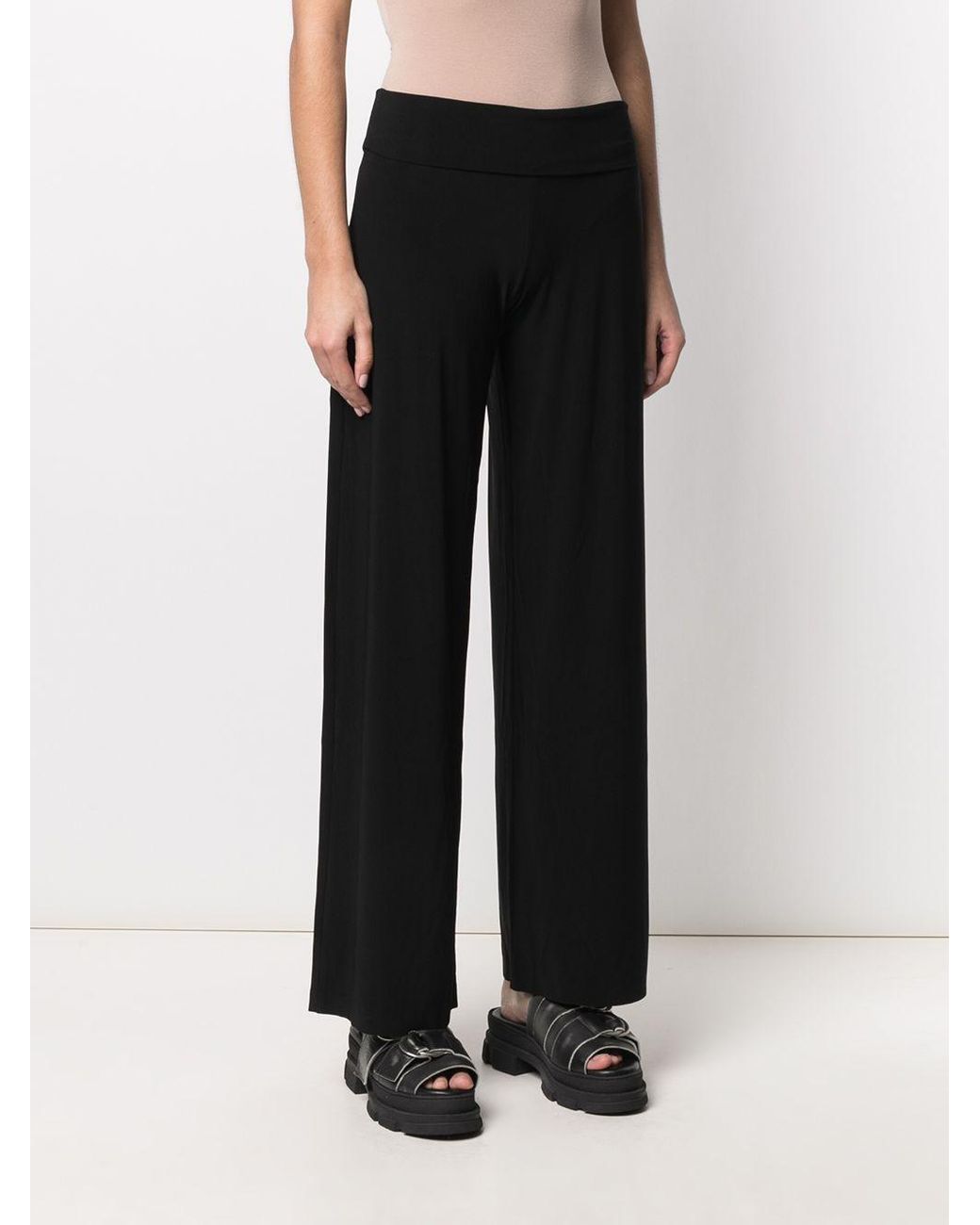 Norma Kamali Black Pants & Shorts