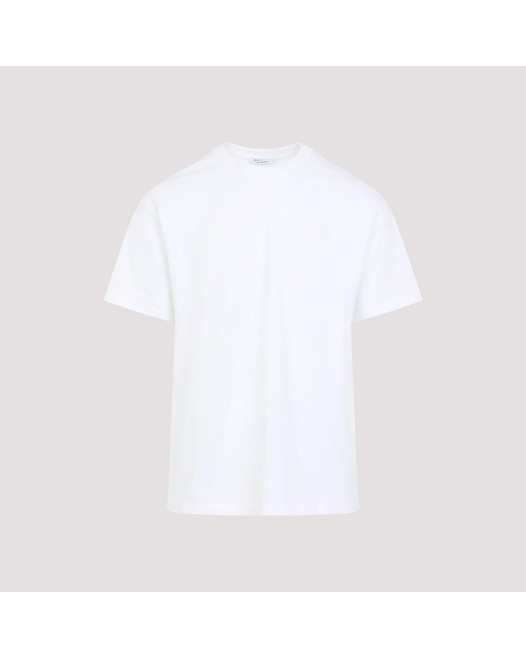 Camiseta De Algodón De Givenchy de color Black