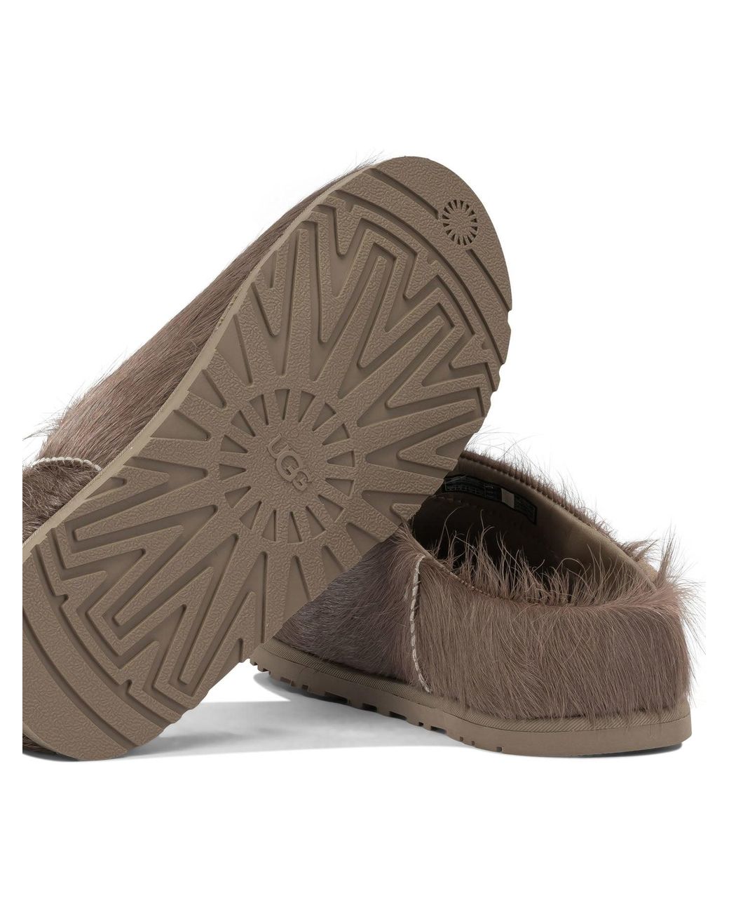 Ugg Brown "Otzo Hair" Clogs
