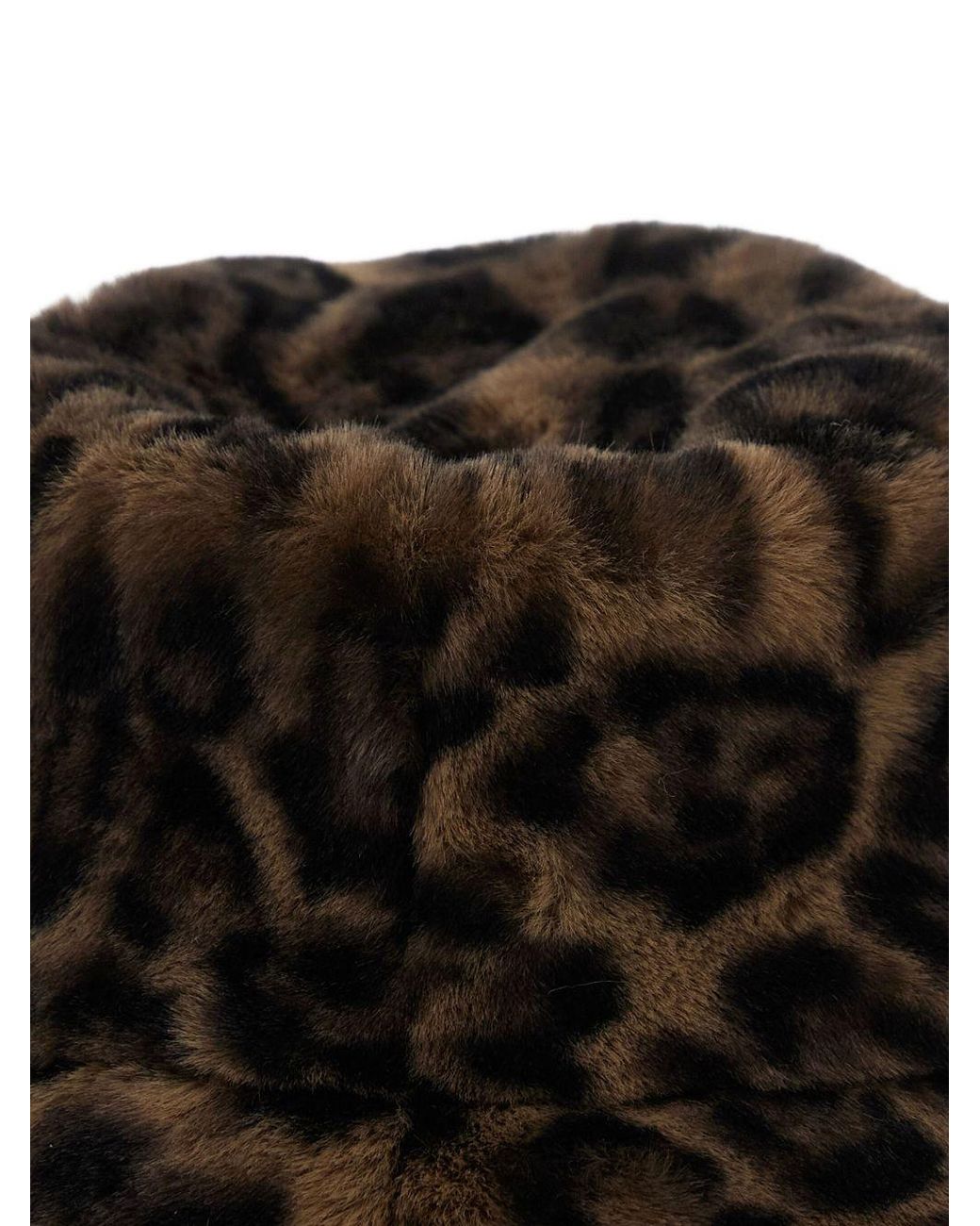 Apparis Black Amara Leopard Bucket Hat