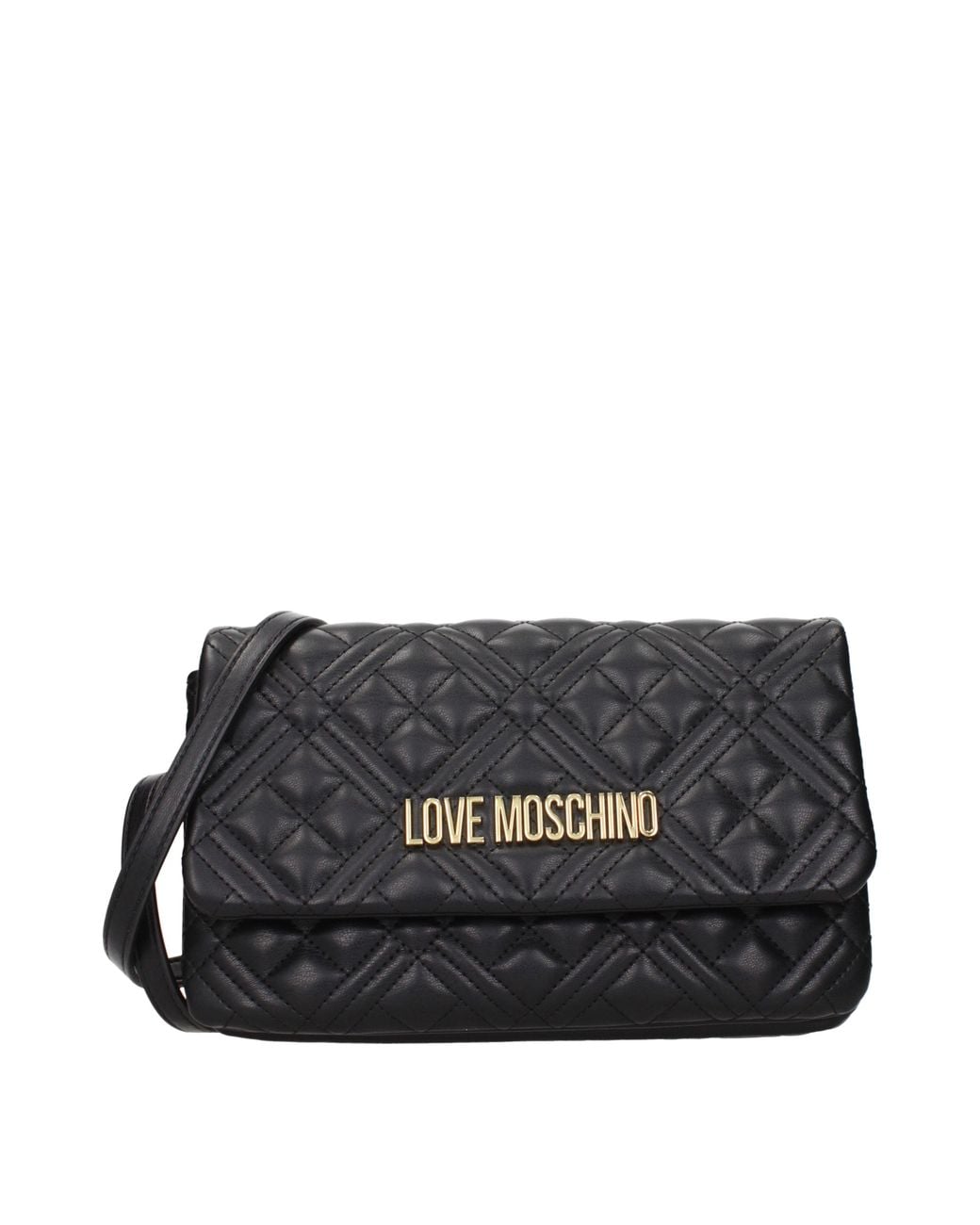 Love Moschino Black Pochette Polyurethane