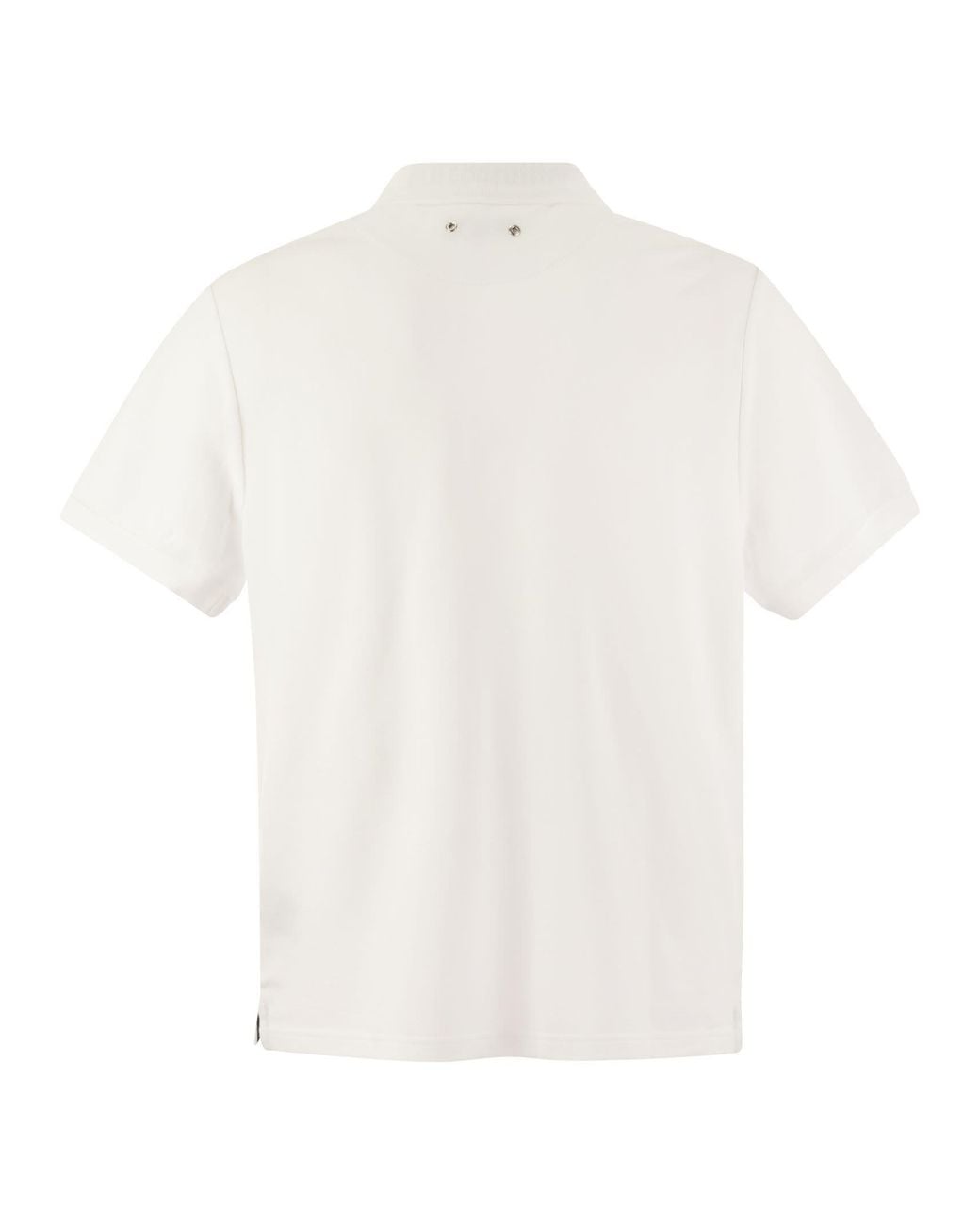 Vilebrequin White Organic Cotton Pique Polo Shirt for men