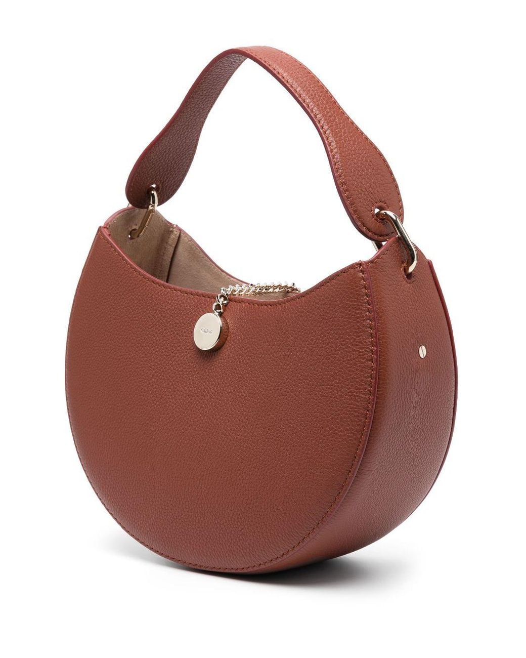 Chloé Brown Arlène Leather Crossbody Bag
