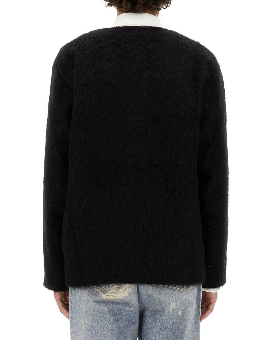 Our Legacy Black Cardigan Scollo A V for men