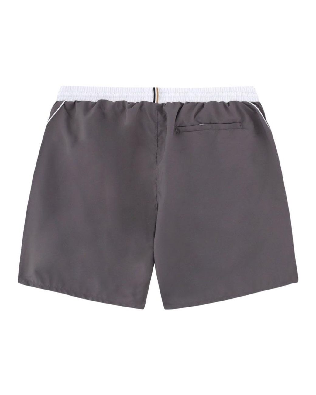 Boss Gray Swimsuit With Logo for men
