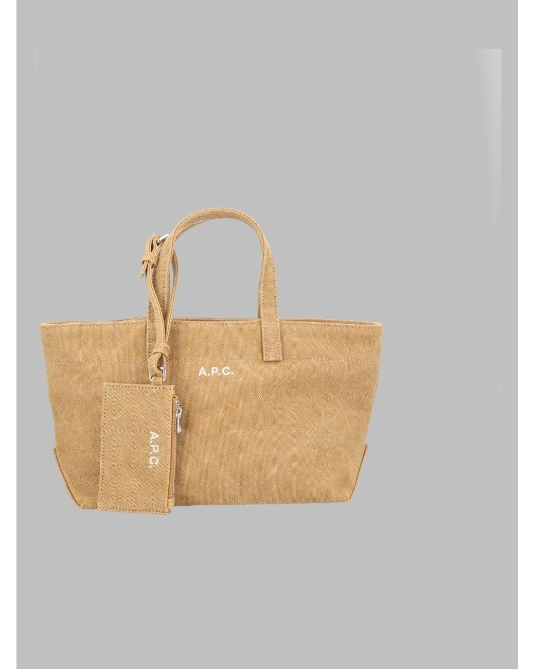 A.P.C. Multicolor A. P.C. Canvas Tote Bag With Removable Pouch