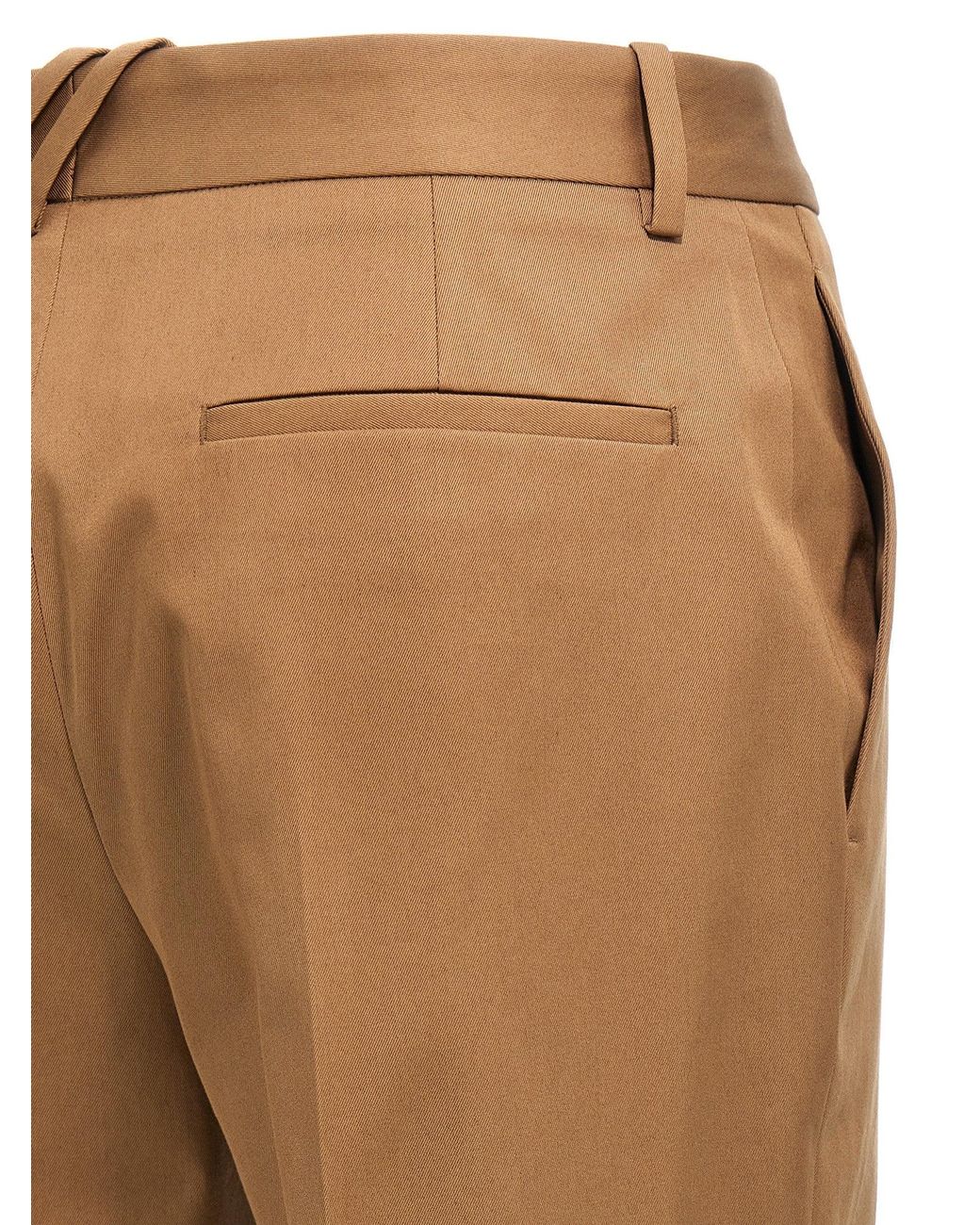 Burberry Rechte Broek in het Natural