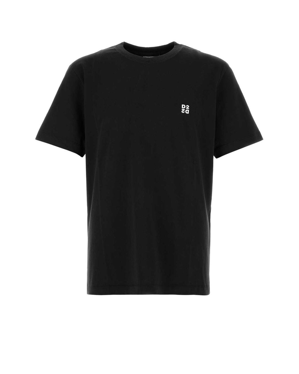 DSquared² Black Cotton T Shirt