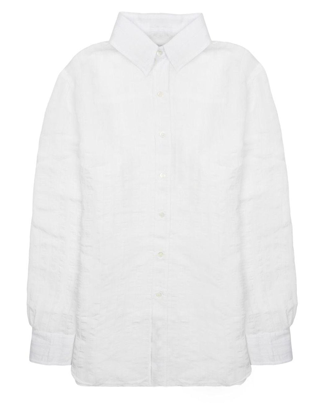Department 5 White Relaxed Fit Button-Up Shirt for men