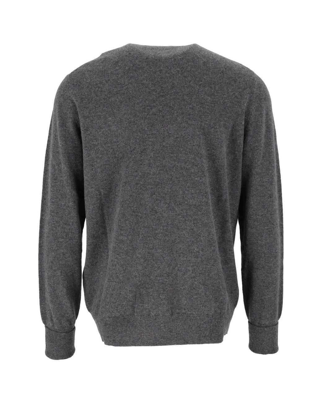 Ballantyne Gray R Neck Pullover