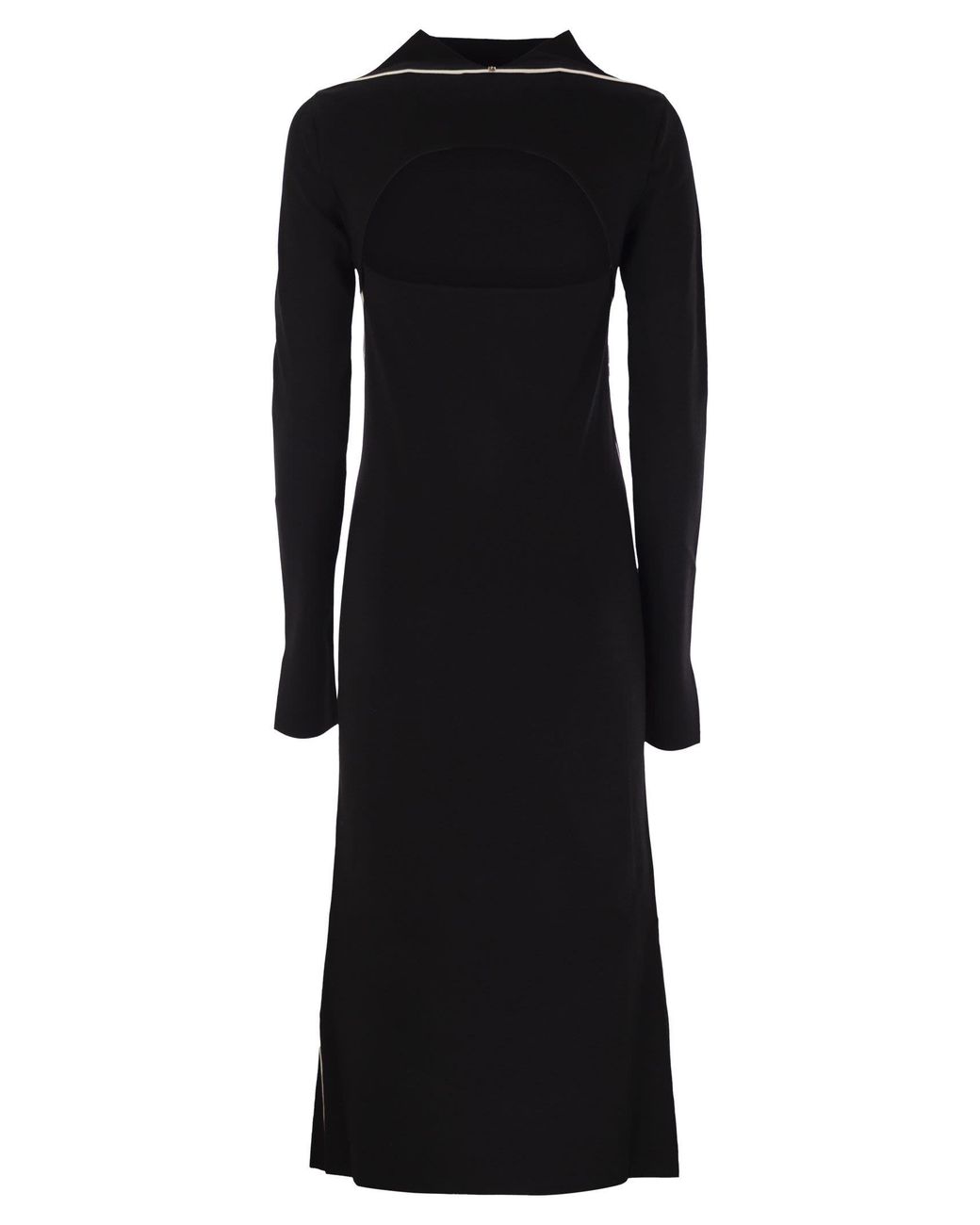 パーティードレス SPORTMAX OPEROSO - Tight-fitting viscose blend crepe knit dr Sportmax Operoso Tight Fitting Viscose Blend Crepe Knit