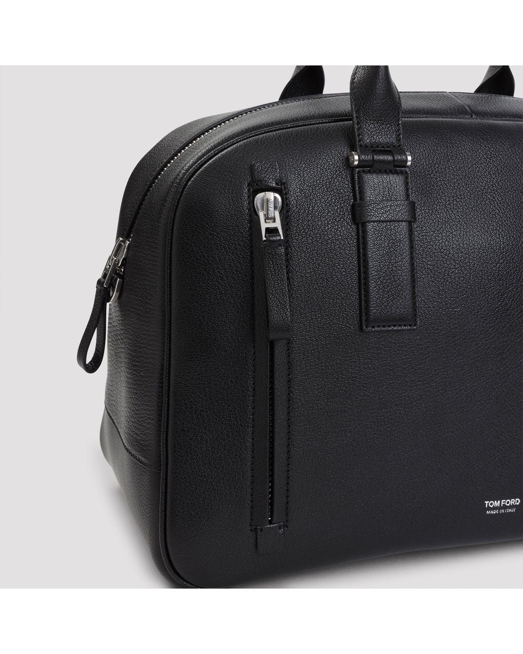 Tom Ford Black Bowling Handbag 42Cm X 27Cm X 18Cm for men