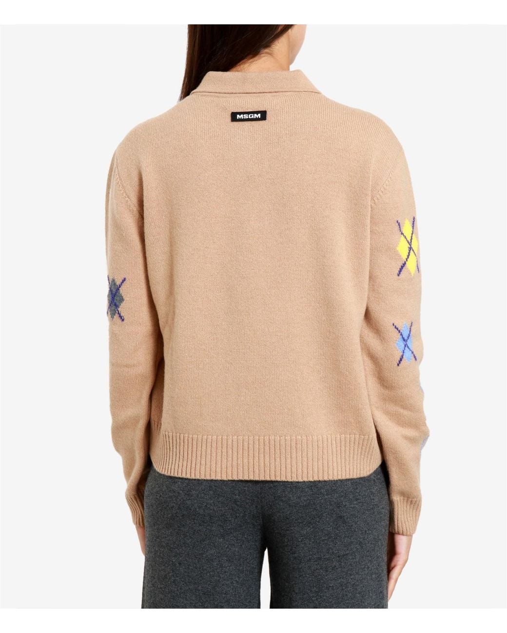 MSGM Pink Pullover Kamel