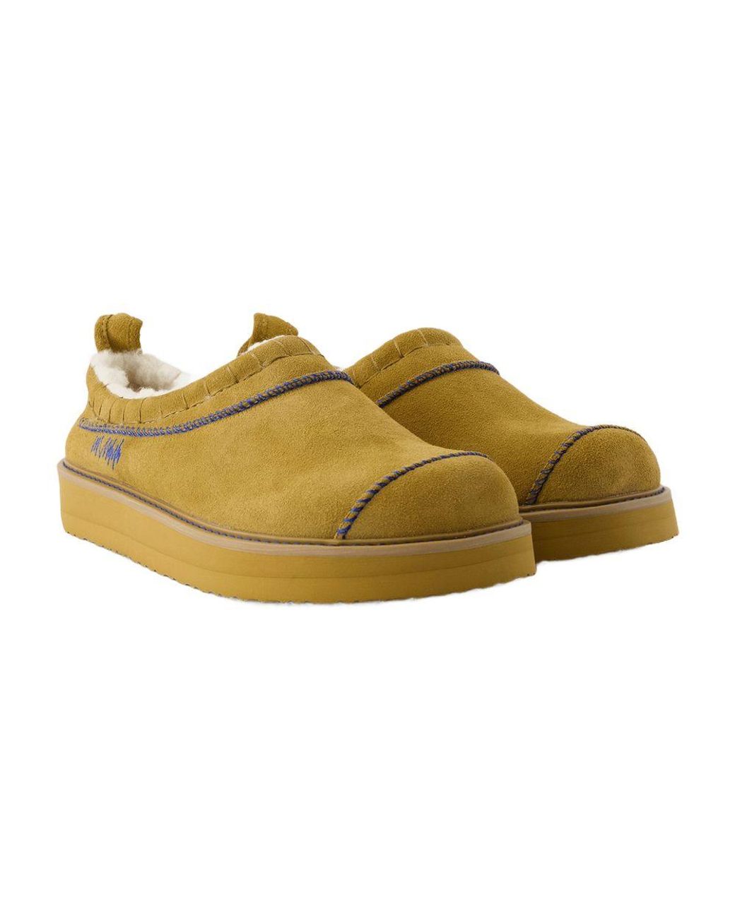 Adererror Brown Slides Slip On Leather Camel