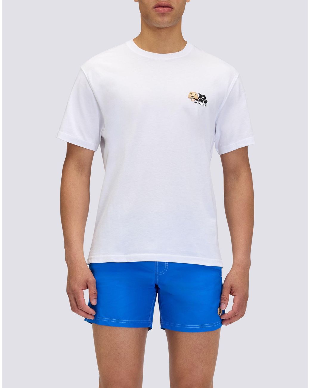 SUNDEK X PELO FOUNDATION White T Shirt for men