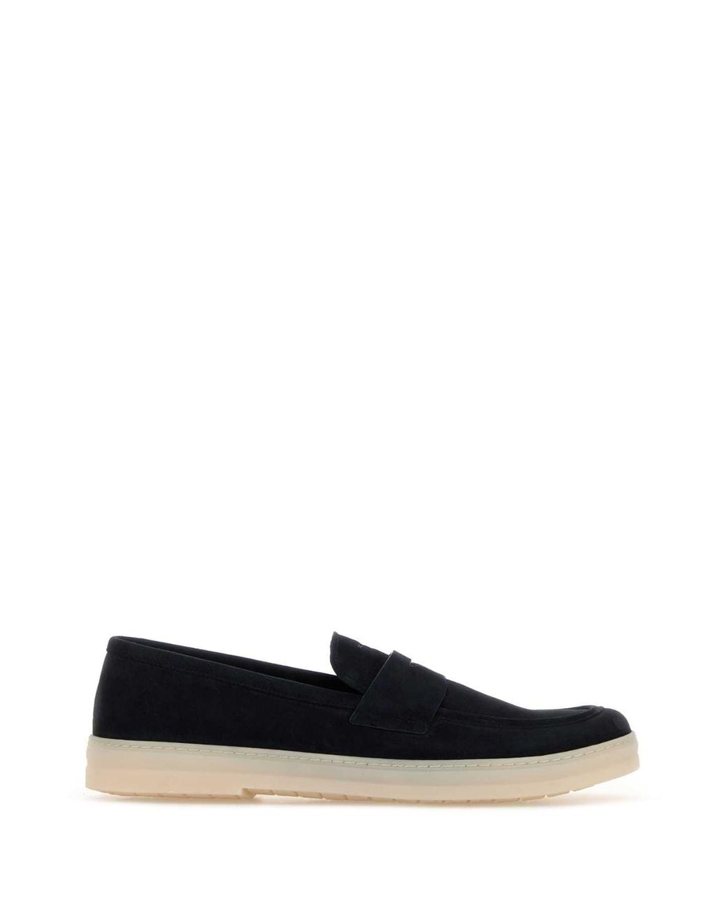 Prada Black Suede Loafers for men