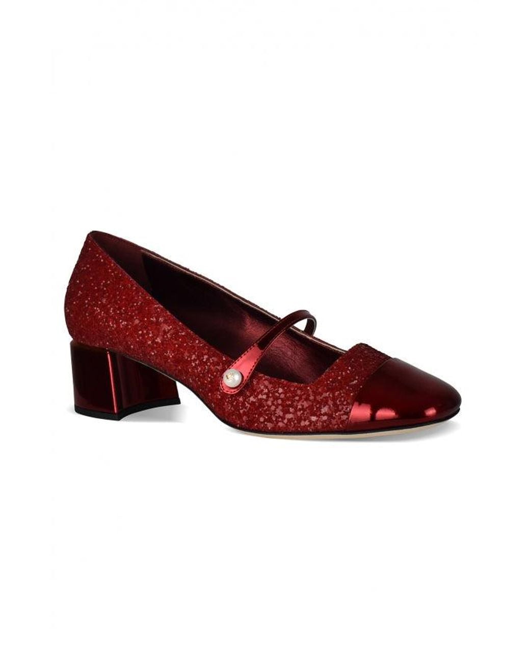 Jimmy Choo Red Elisa 45 Pumps