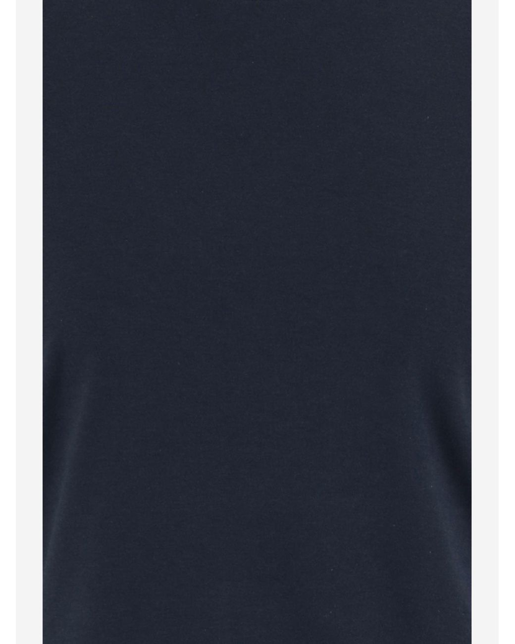 Max Mara Blue Max Mara Cotton Blend T Shirt