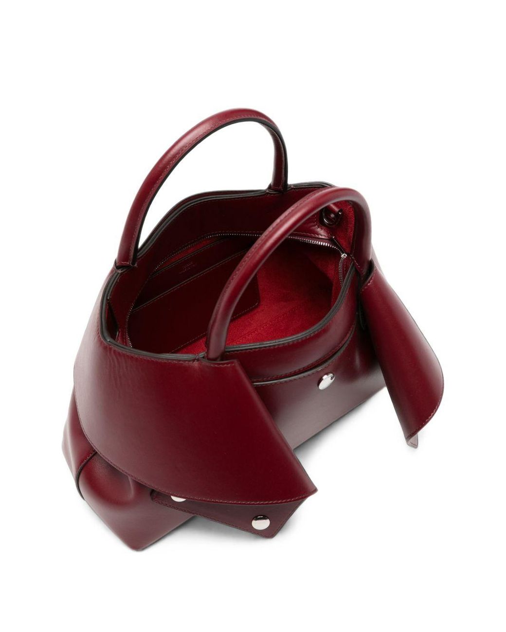 Totême Purple Mercer Small Leather Shoulder Bag