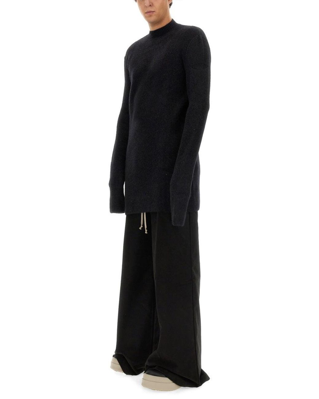 Rick Owens Black Wool Jersey for men