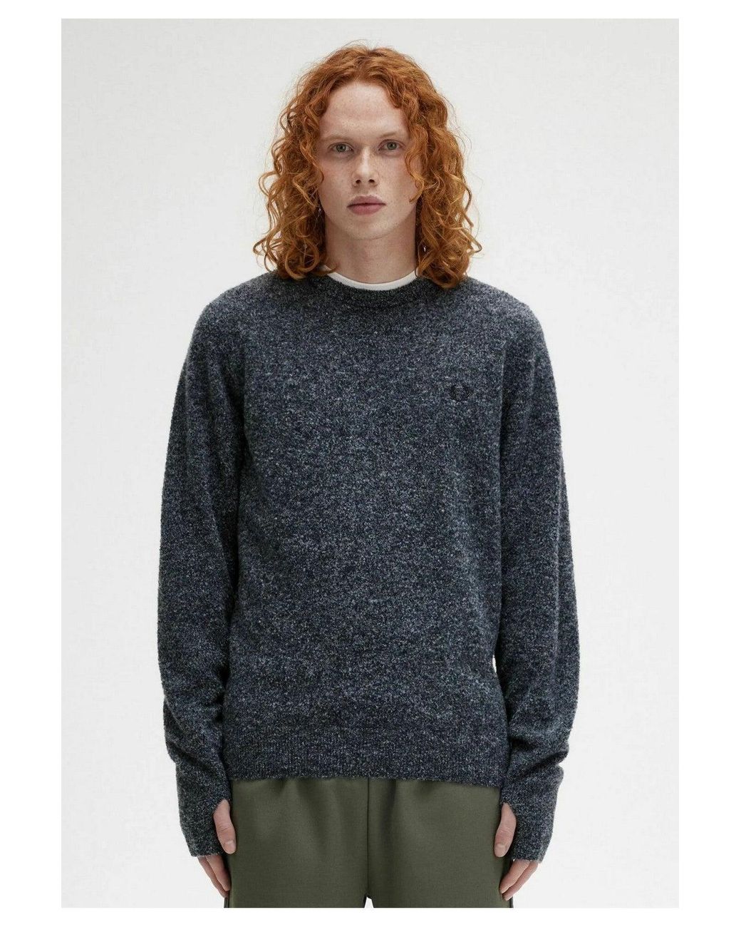 Fred Perry Trui Blauw in het Blue voor heren