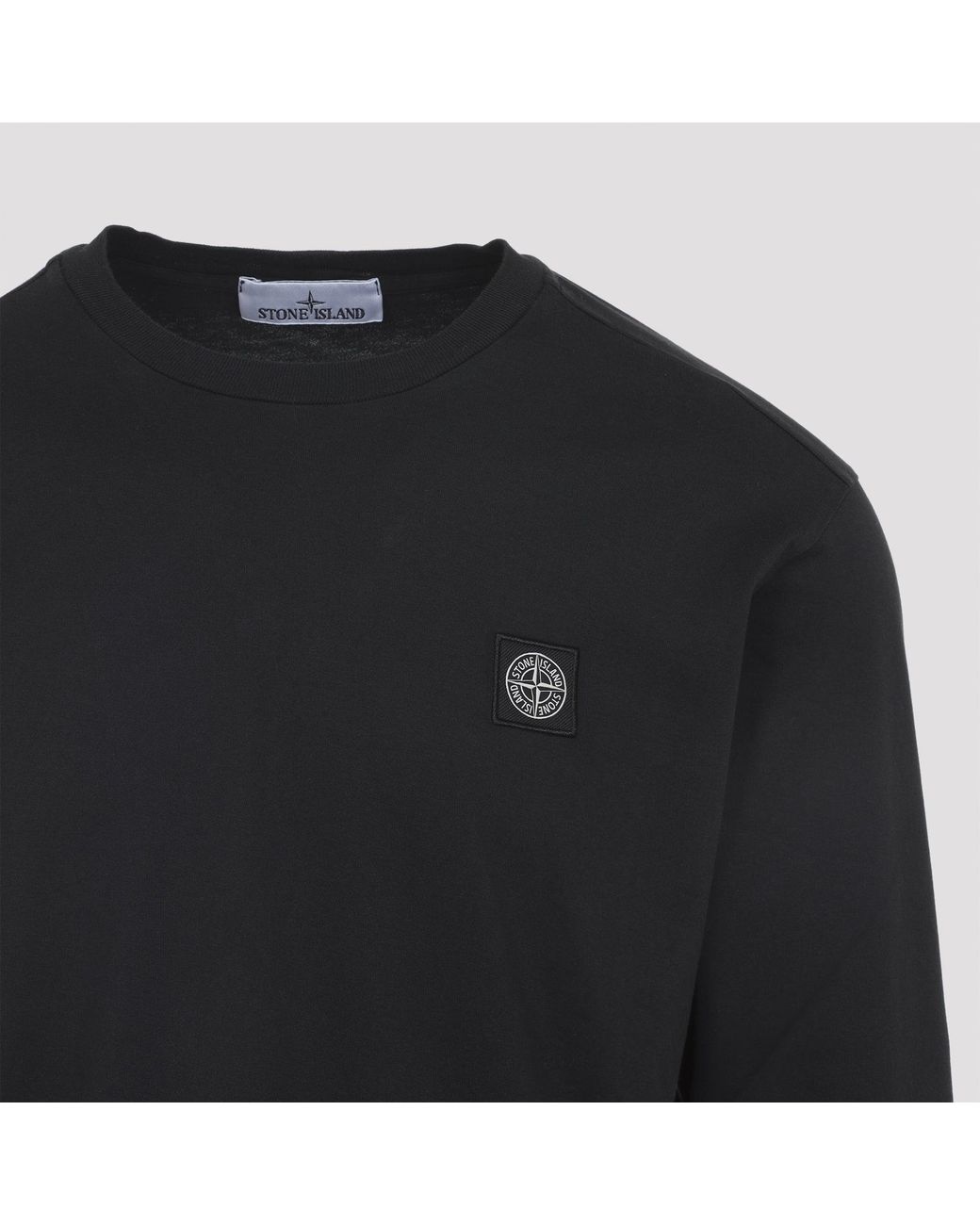 Stone Island Black Ls T Shirt