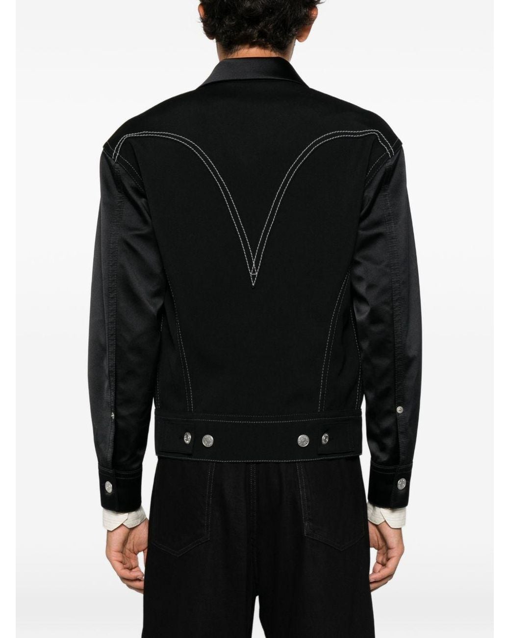 Junya Watanabe Wollen Jas in het Black