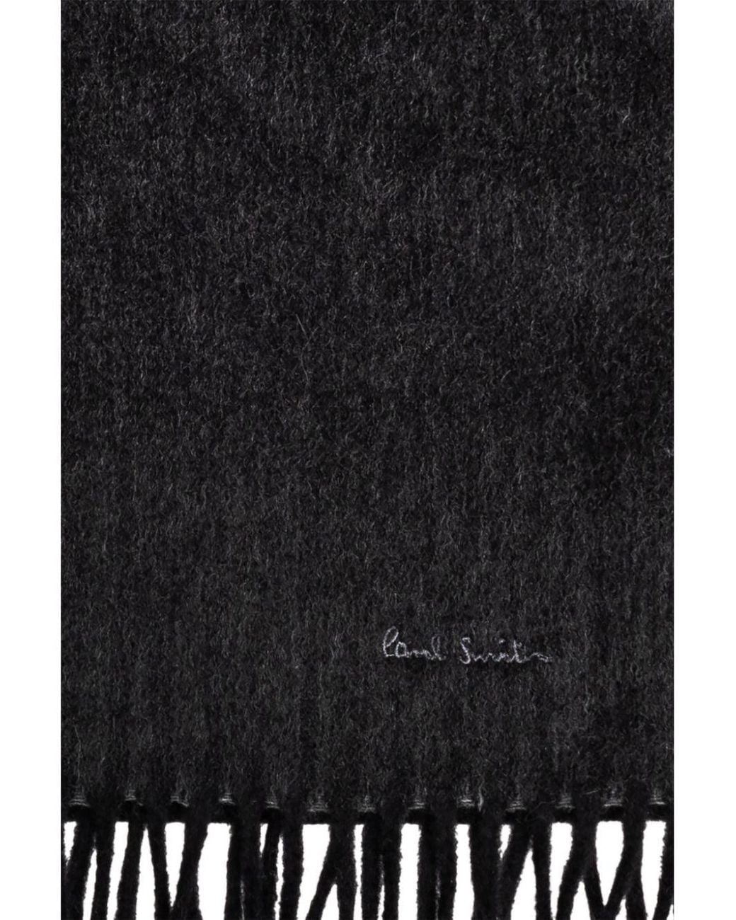 Bufanda de cachemir de Paul Smith de color Black