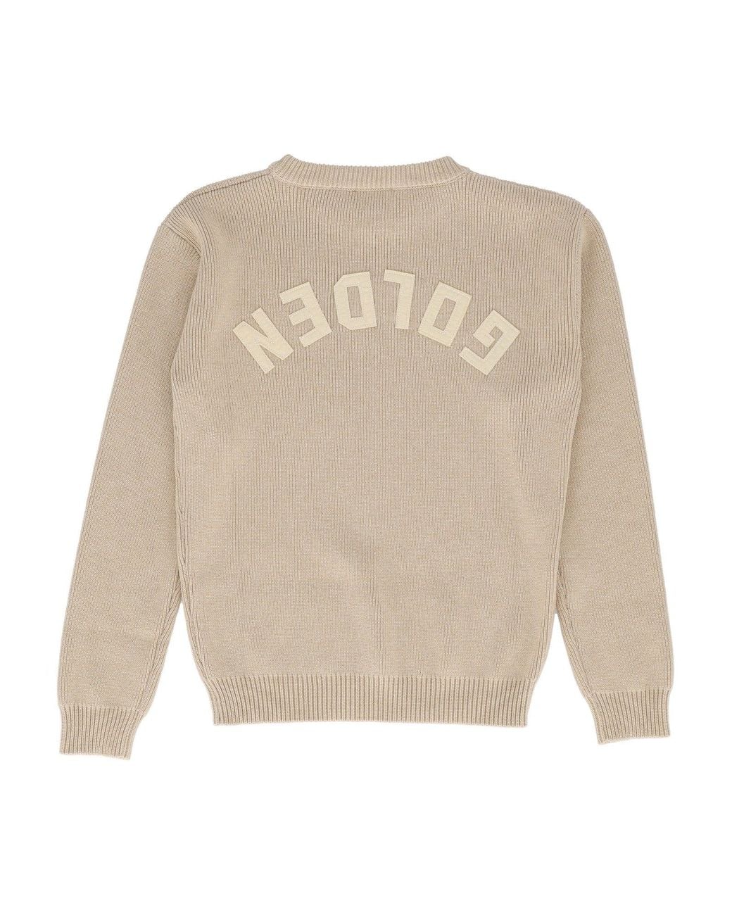 Golden Goose Deluxe Brand Natural Golden Knit Regular Crew Neck