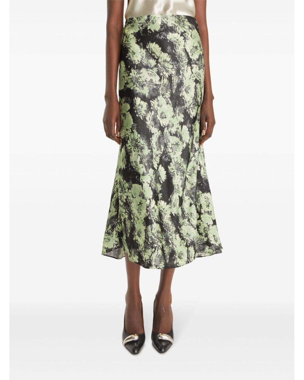 Tory Burch Green Midi Skirts