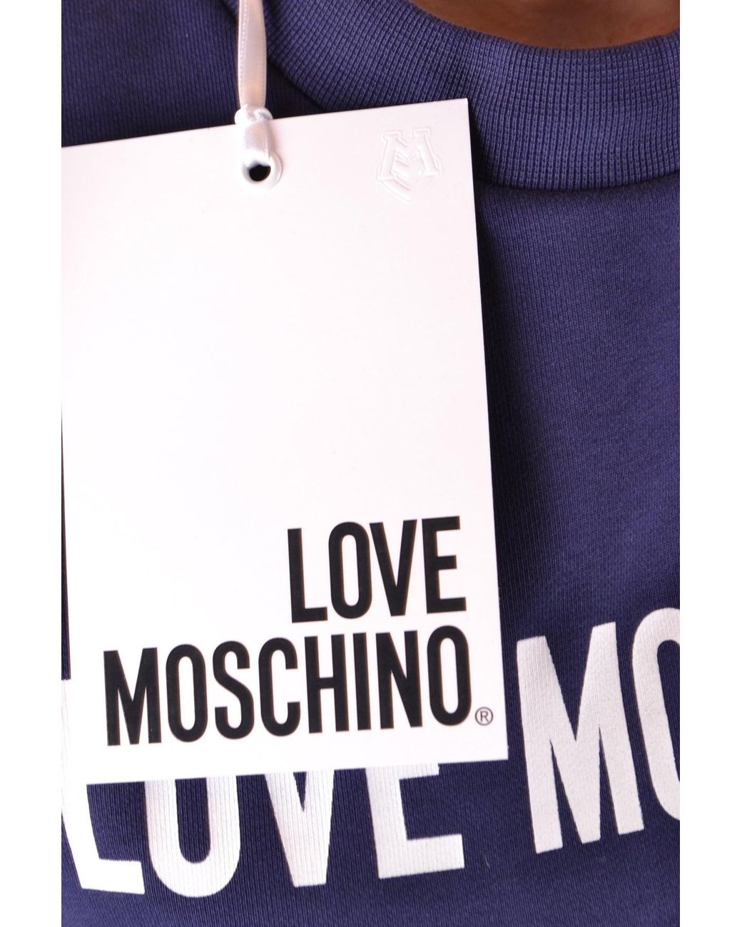 Love Moschino Blue Sweatshirts