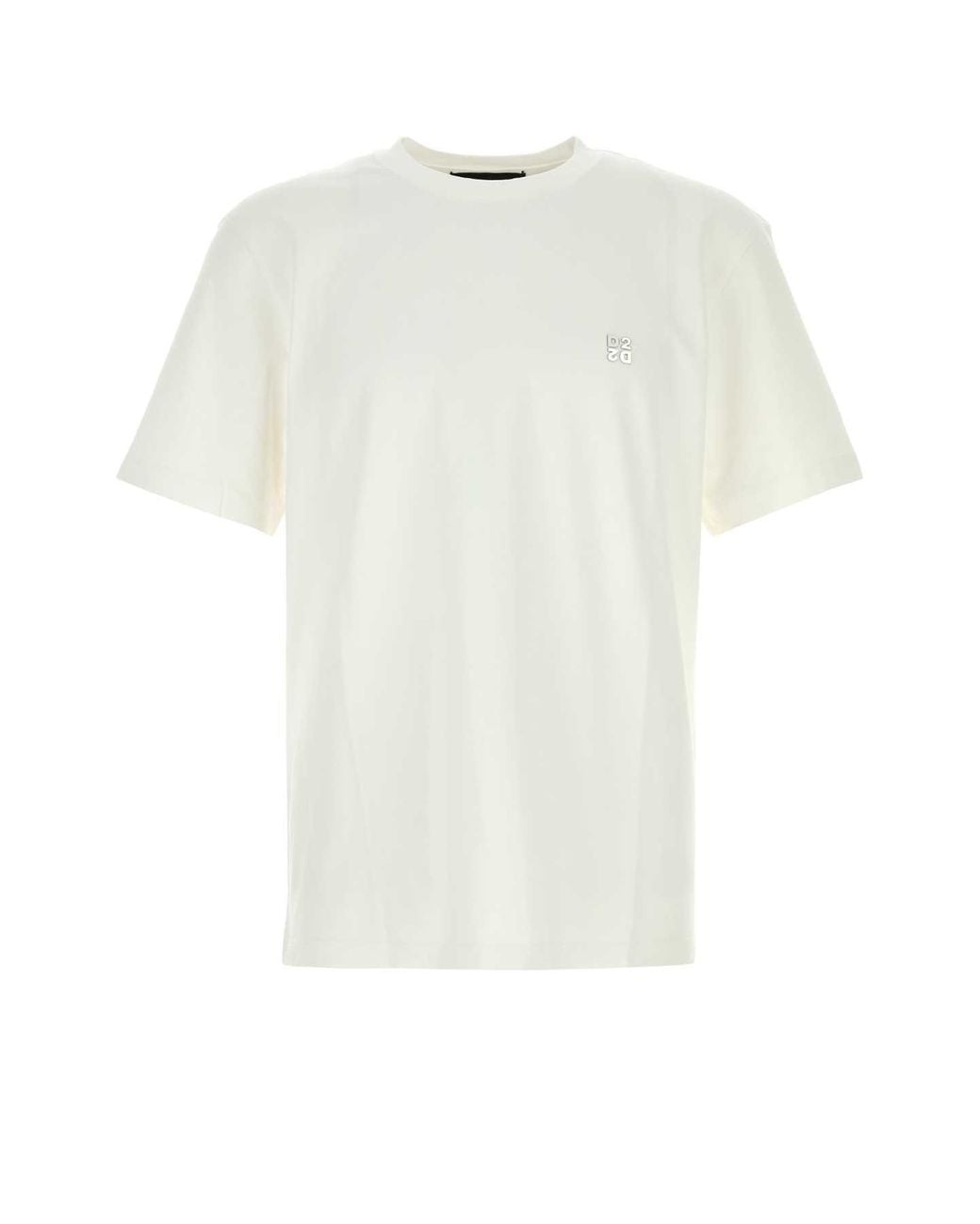 DSquared² White Cotton T Shirt