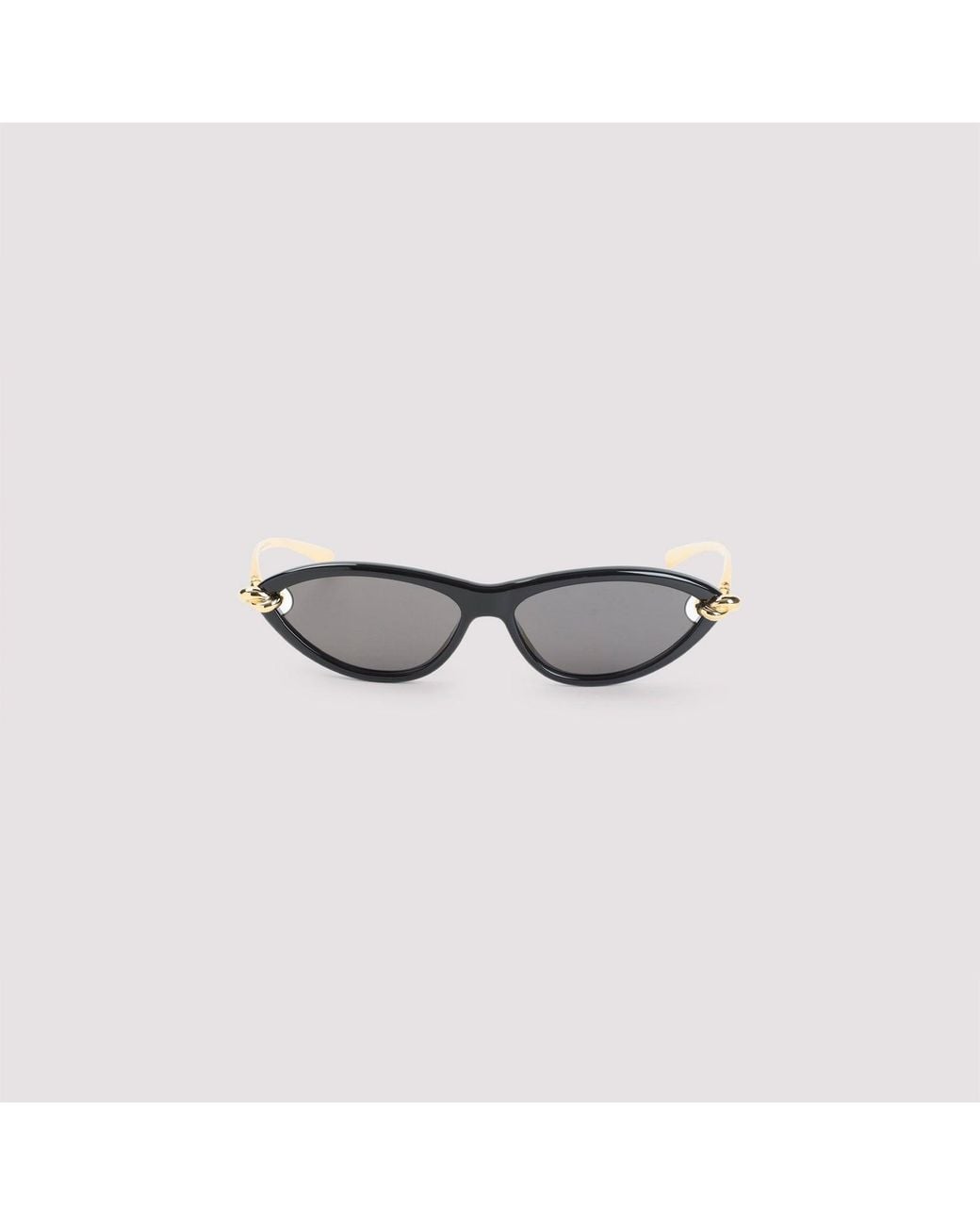 Bottega Veneta Metallic Knot Cat Eye Sunglasses