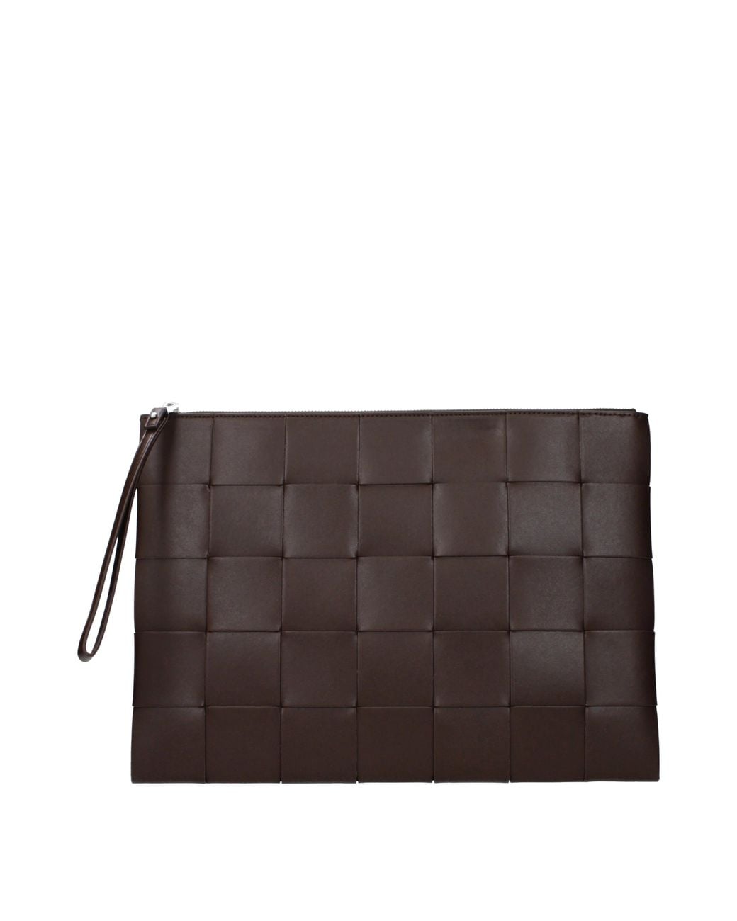 Bottega Veneta Black Cassette Pouch Leather/Light