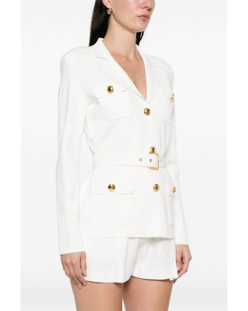 Elisabetta Franchi White Elisabetta Franchi Ivory