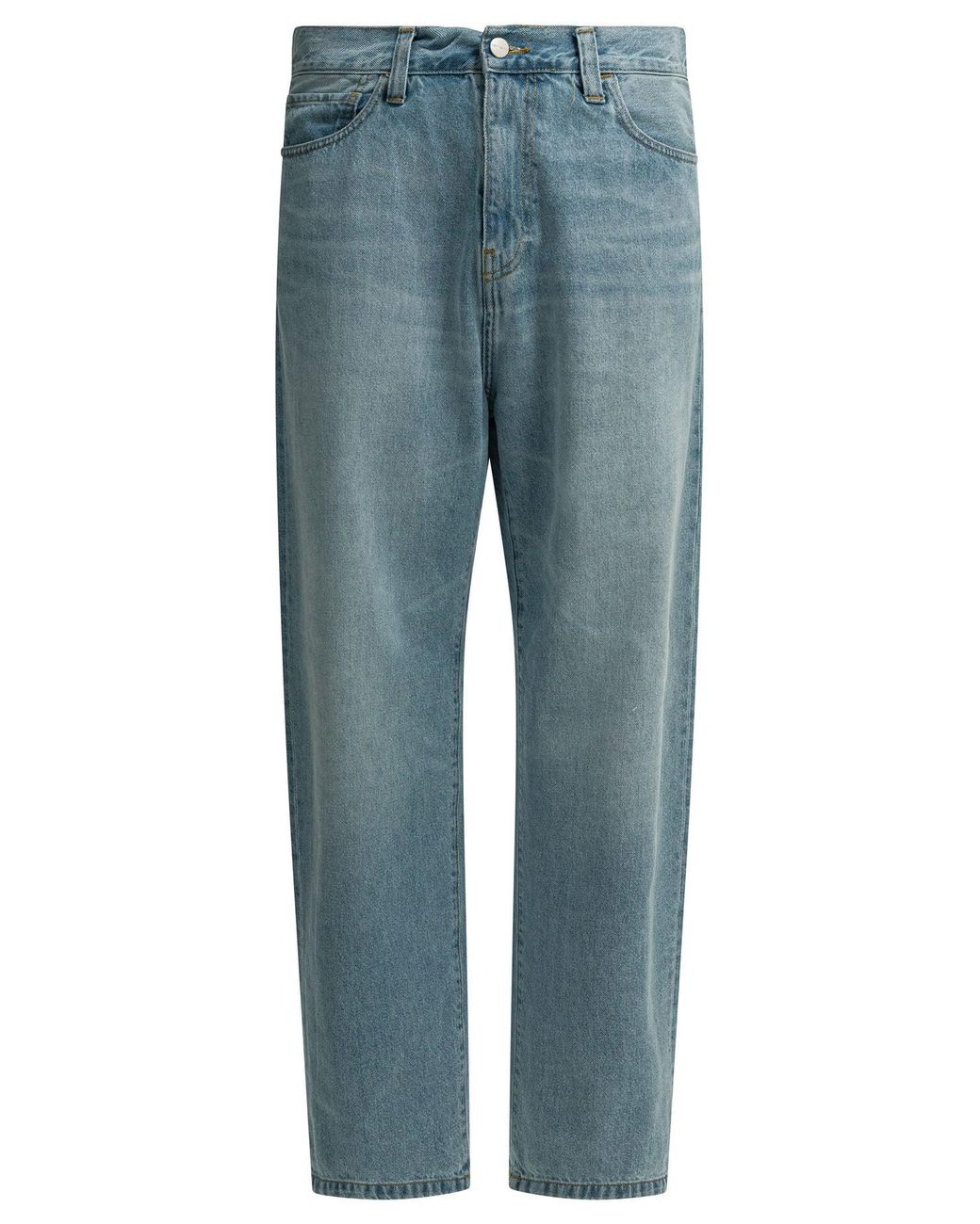 Carhartt Blue Cotton Jeans for men