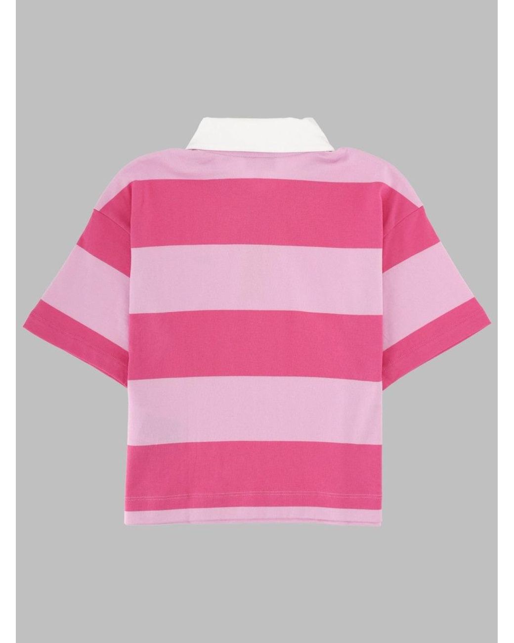 Lacoste Pink Polo "Stripe"