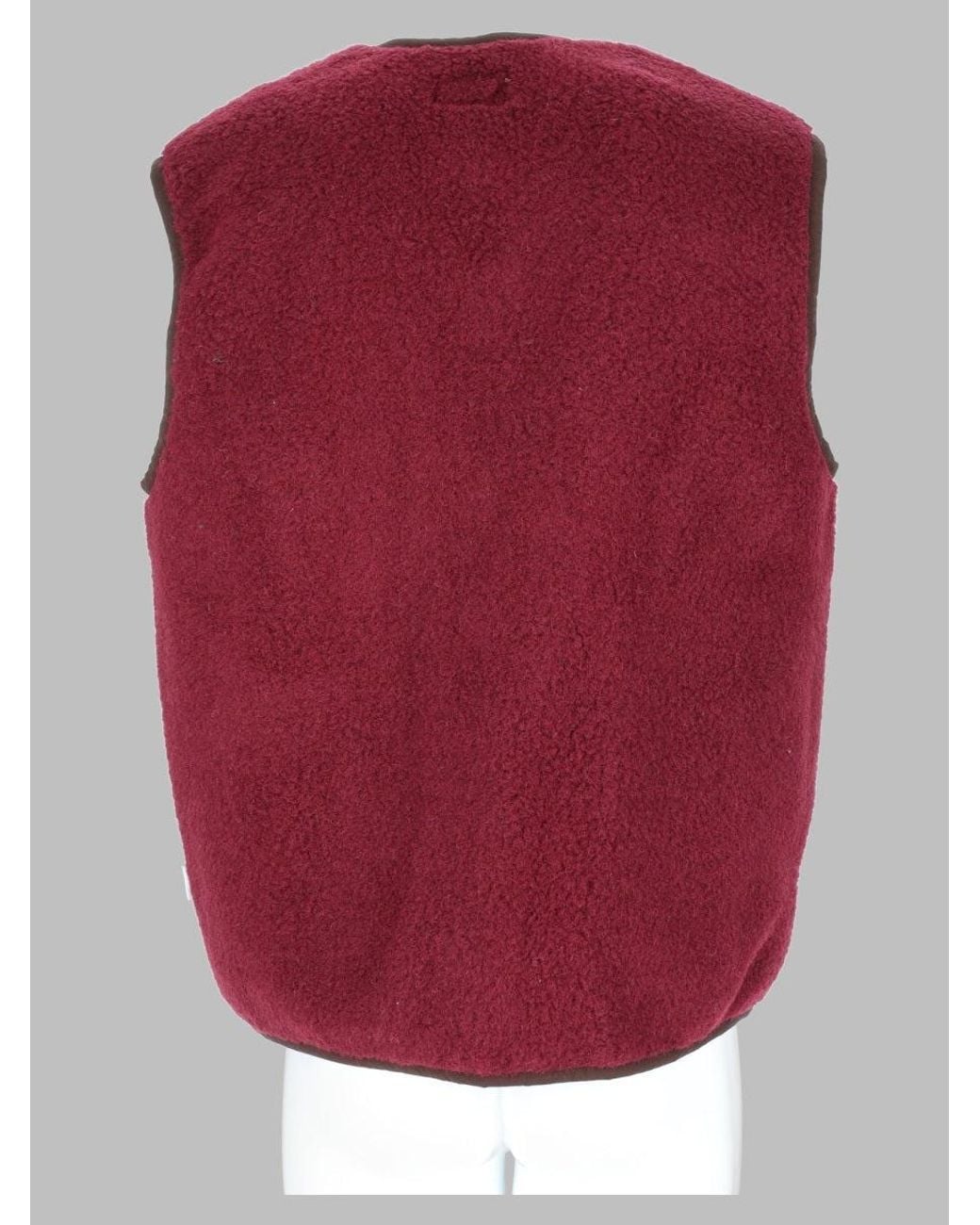 AMISH Red Heritage Quilted Vest for men