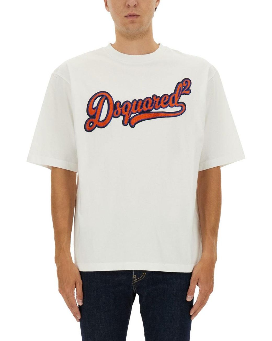 DSquared² White T Shirt With Logo