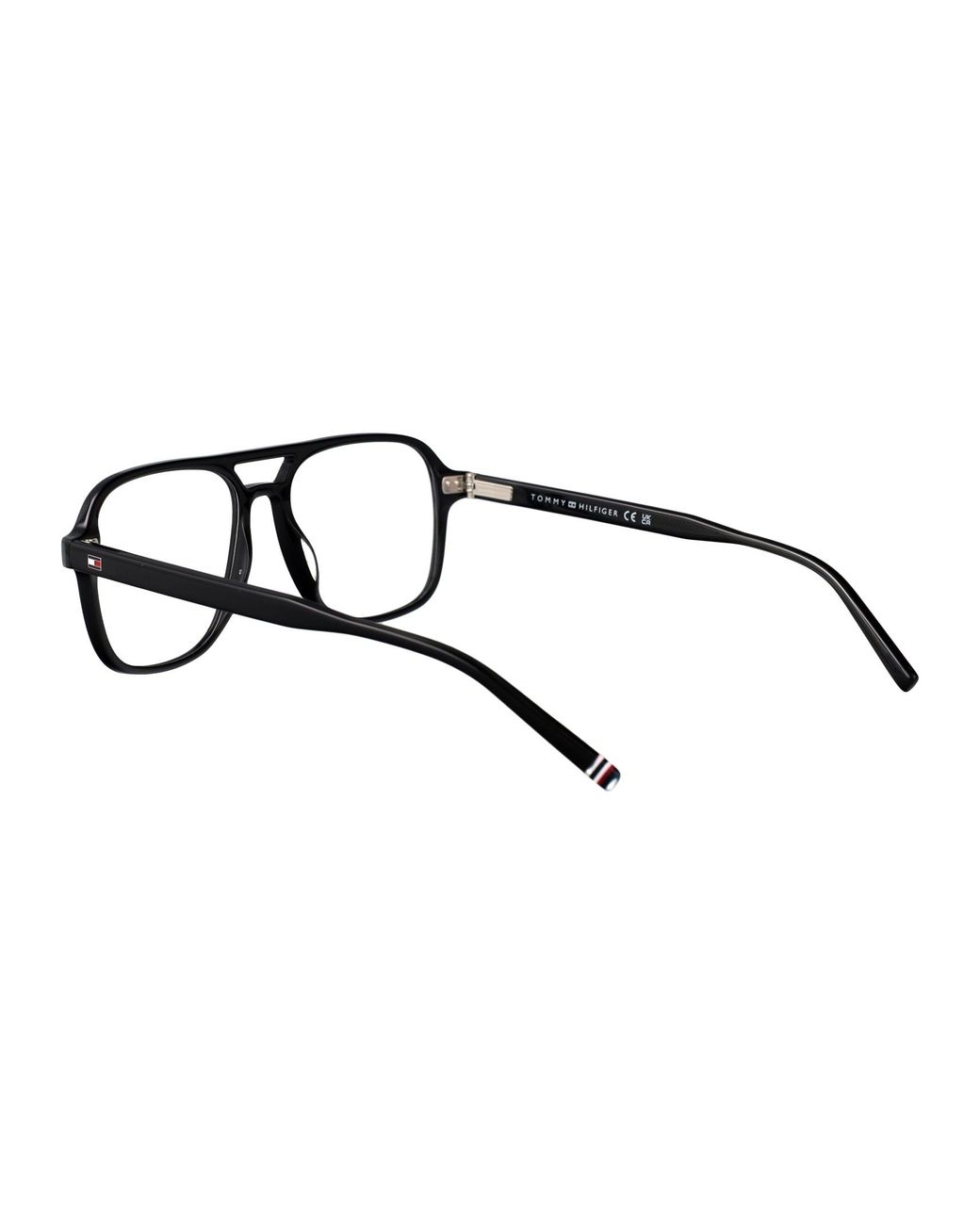 Tommy Hilfiger Black Acetate Glasses for men