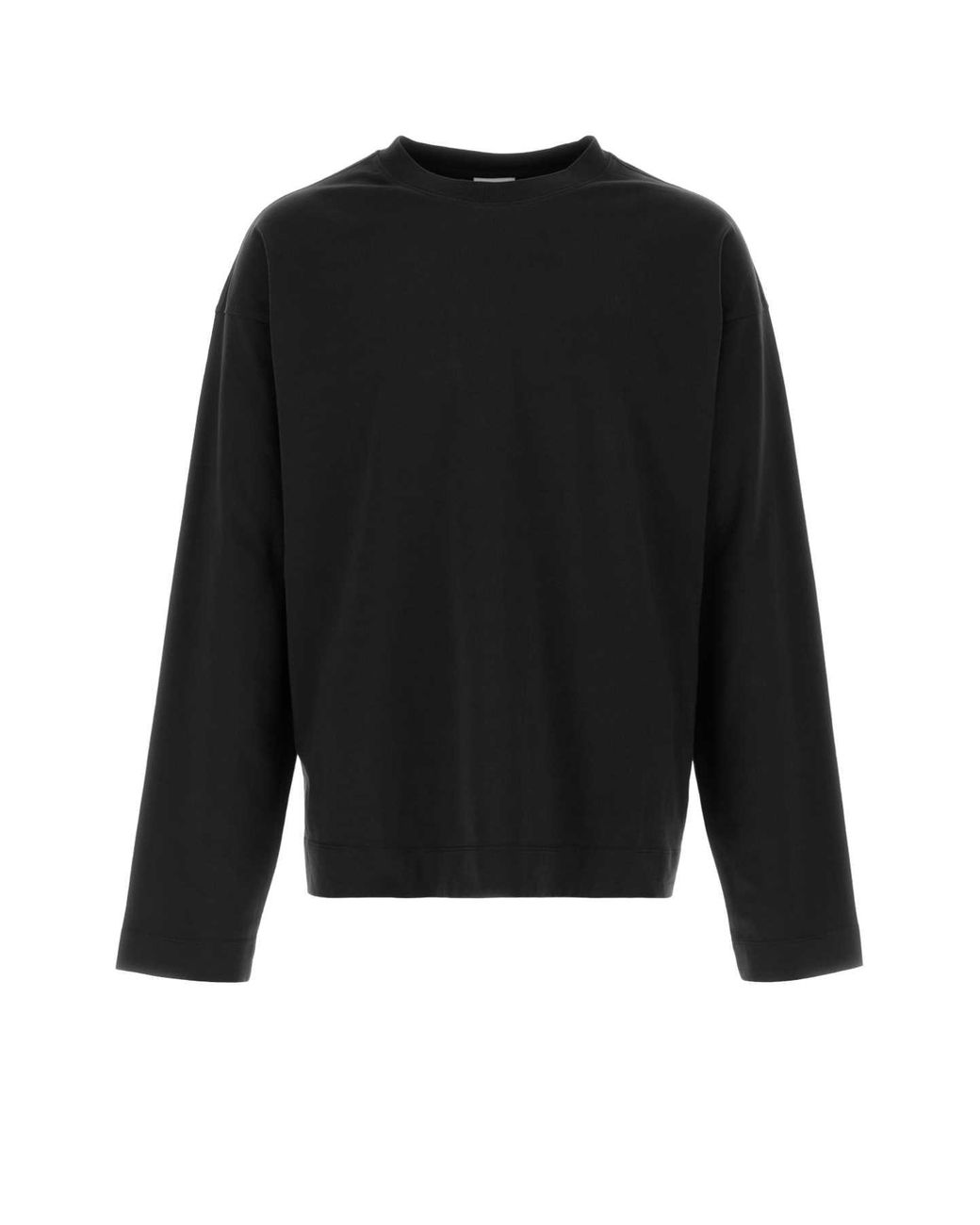 Dries Van Noten Black Cotton Hegland T-Shirt for men